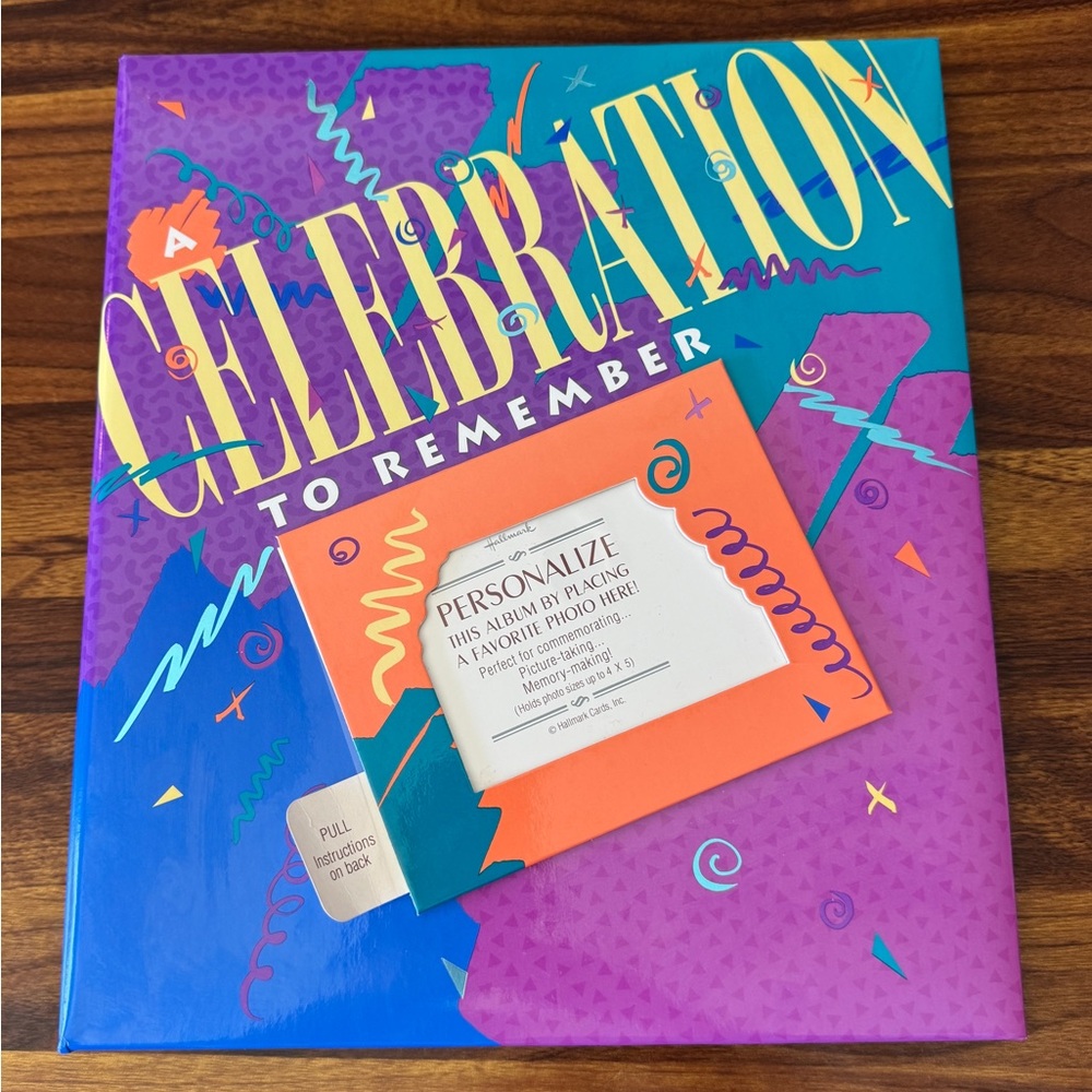 NWT Vintage ‘90s Hallmark “A Celebration to Remember” 3-Ring Binder Photo Album